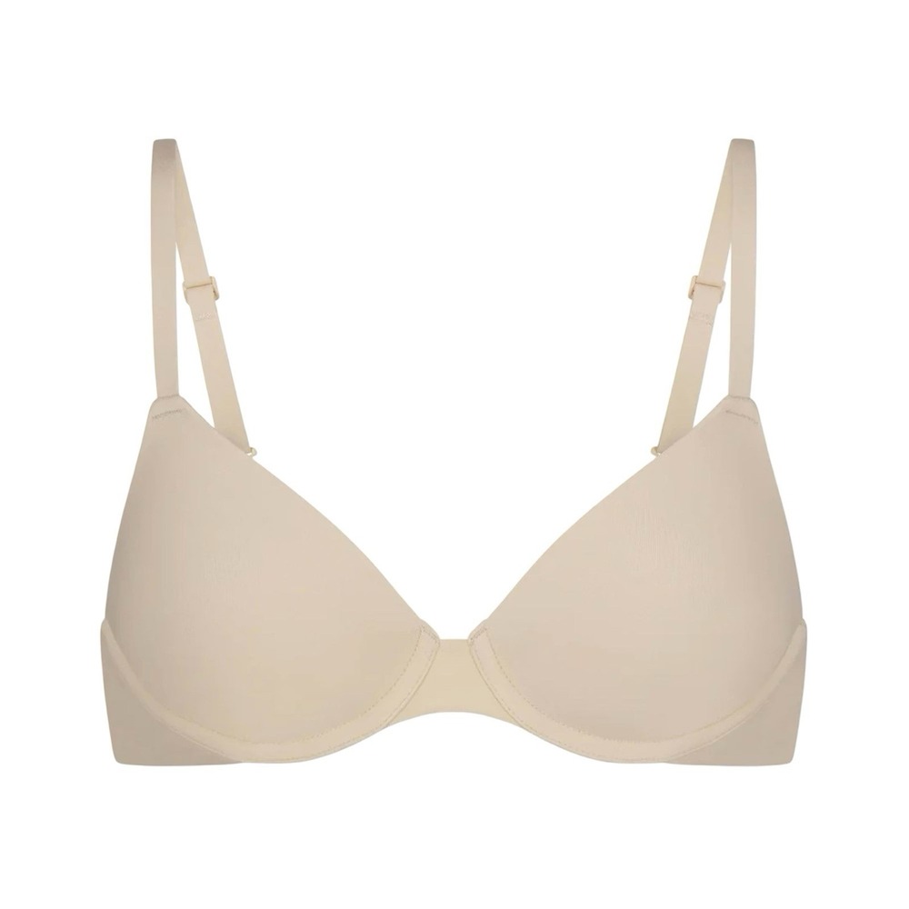 Skims Fits Everybody Tshirt Demi Bra - Sand - 34DDDD -‎ NWT